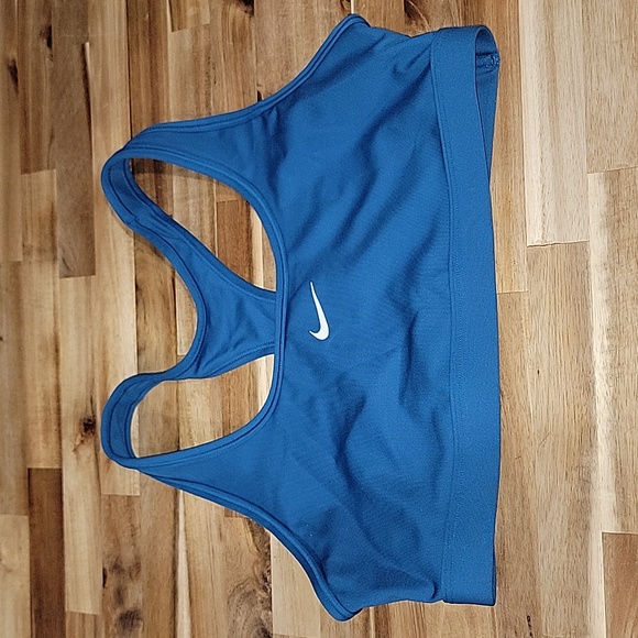 Nike Other - Nike Swoosh Dri-Fit Women's Medium Blue Sports Bra New w/out Tags!